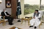 حضور رئیس مجلس سنای پاکستان در مراسم تحلیف رئیسی