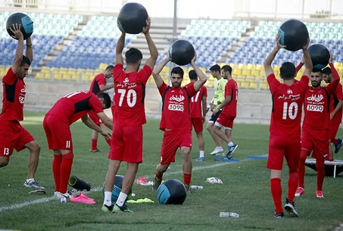آخرین تمرین پرسپولیسی ها پشت درهای بسته