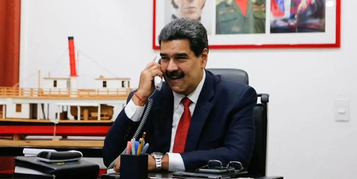  تماس تلفنی نیکلاس مادورو با حجت الاسلام سید ابراهیم رئیسی