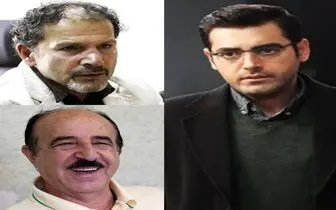محمدرضا رهبری، منوچهر آذری و افیشن سنگ‌چاپ بازیگران سریال جدید ده‌نمکی