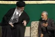 عکس دیده نشده واز رهبر انقلاب و شهید سلیمانی پای سفره افطار