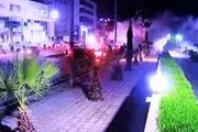 لحظه حمله موشکی به فرودگاه اربیل + فیلم