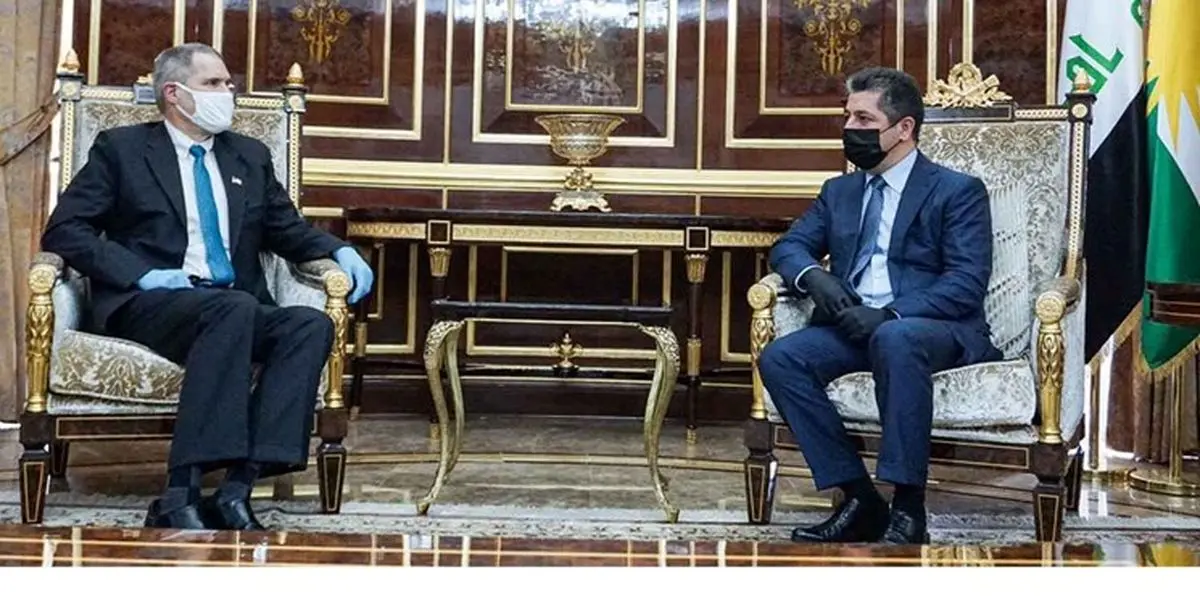 گفتوگو نخستوزیر دولت منطقه کردستان عراق با سفیر آمریکا