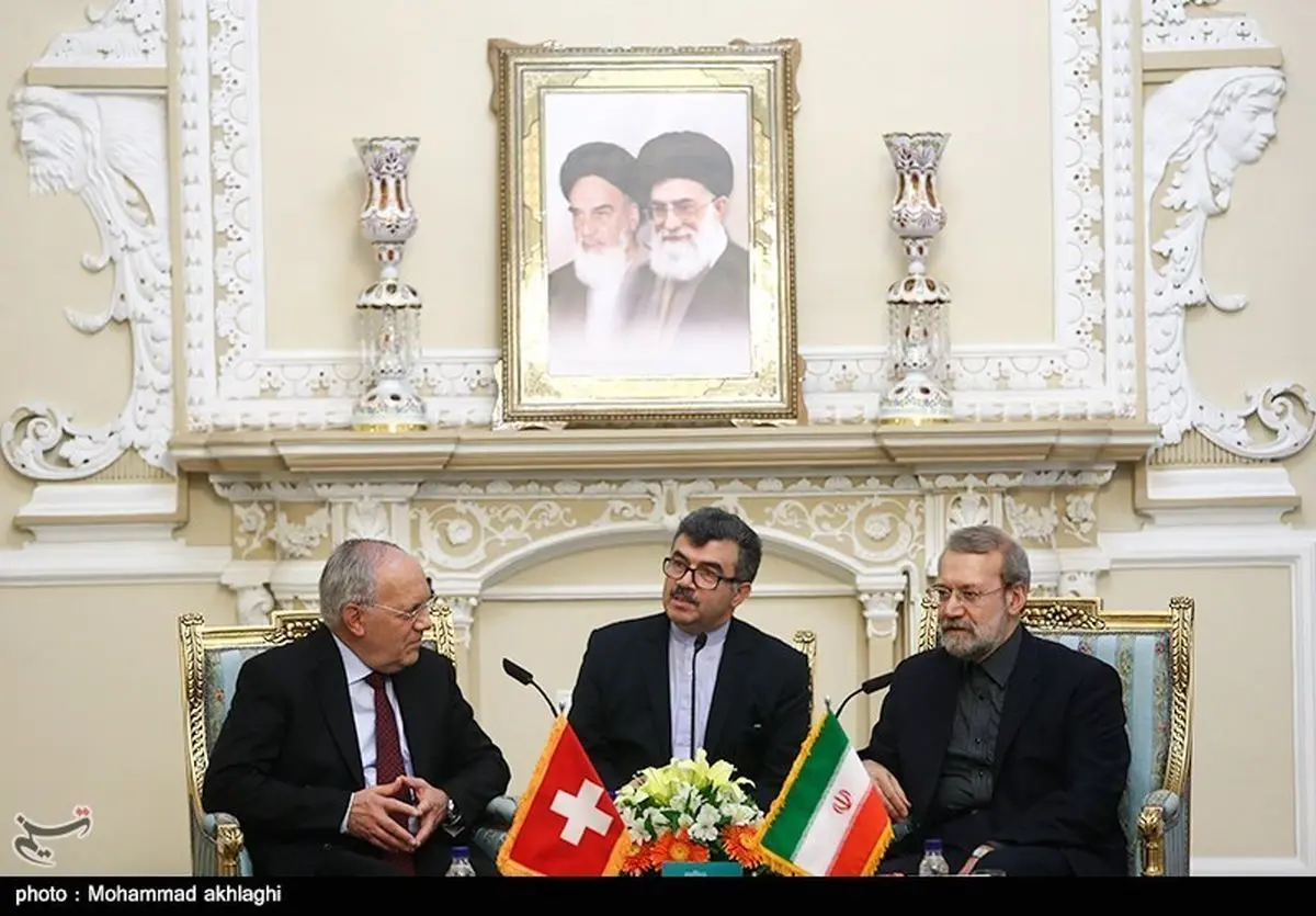 رئیسجمهور سوئیس با لاریجانی دیدار کرد