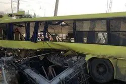  مرگ تلخ پدر و دختر دانشجویش در اتوبوس مرگ دانشگاه +عکس 