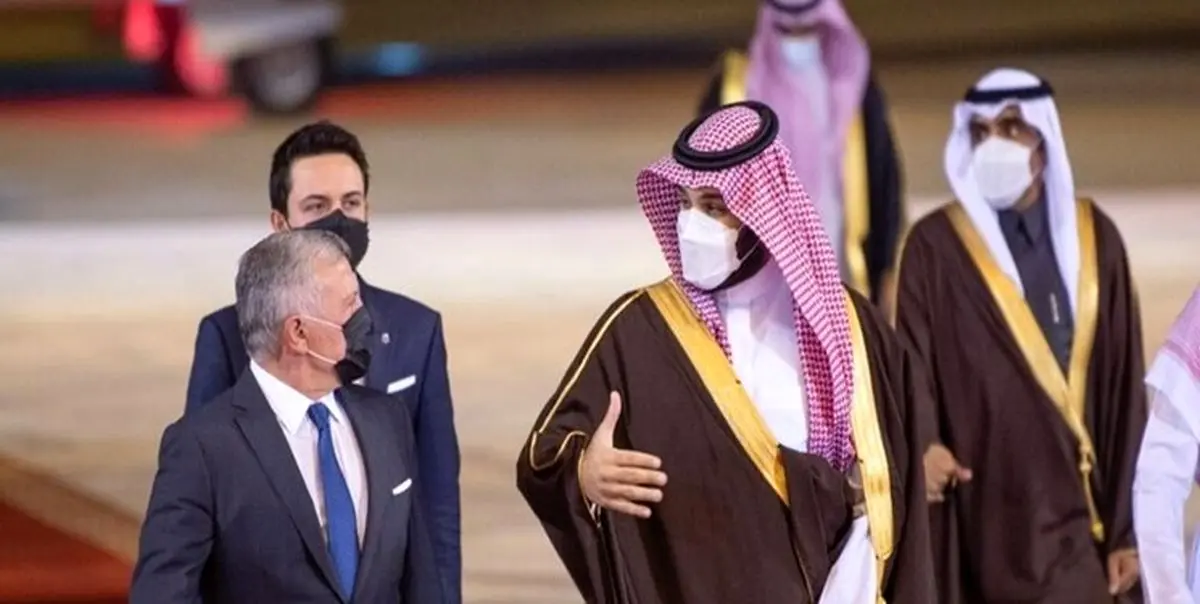 دیدار شاه اردن و ولیعهد بحرین با ولیعهد عربستان