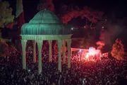 تحویل سال ۱۳۹۸ هجری شمسی در حافظیه شیراز/گزارش تصویری