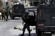 حمله نظامیان صهیونیست به خودروی حامل خبرنگاران در نابلس