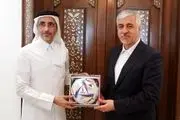 دیدار وزیر ورزش با همتای قطری خود