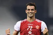 گل اول پرسپولیس به سپاهان + فیلم