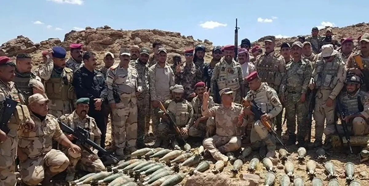 انهدام چند مخفیگاه داعش توسط ارتش عراق 

