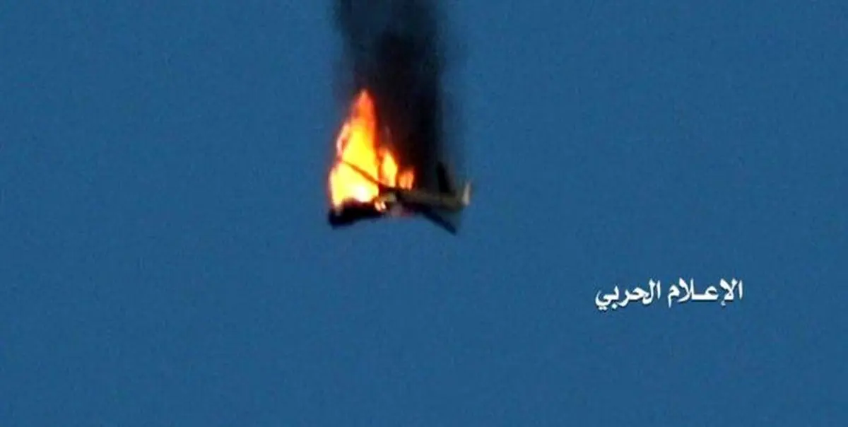 پدافند موشکی یمن یک فروند هواپیمای مهاجم ائتلاف سعودی را ساقط کرد