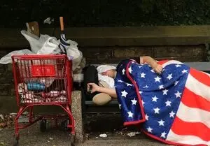 
وضعیت قرمز بی‌خانمان‎های آمریکا