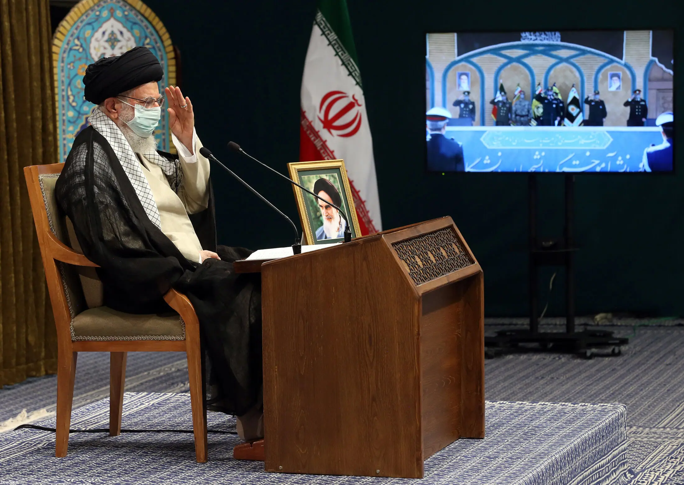 مراسم مشترک دانش‌آموختگی دانشگاههای افسری نیروهای مسلح در دانشگاه امام حسین(ع)/گزارش تصویری