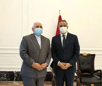 ظریف با مصطفی الکاظمی نخست‌وزیر عراق دیدار کرد