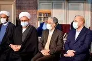 حضور قالیباف در مراسم ختم آیت الله مجتهد شبستری‎‎/گزارش تصویری