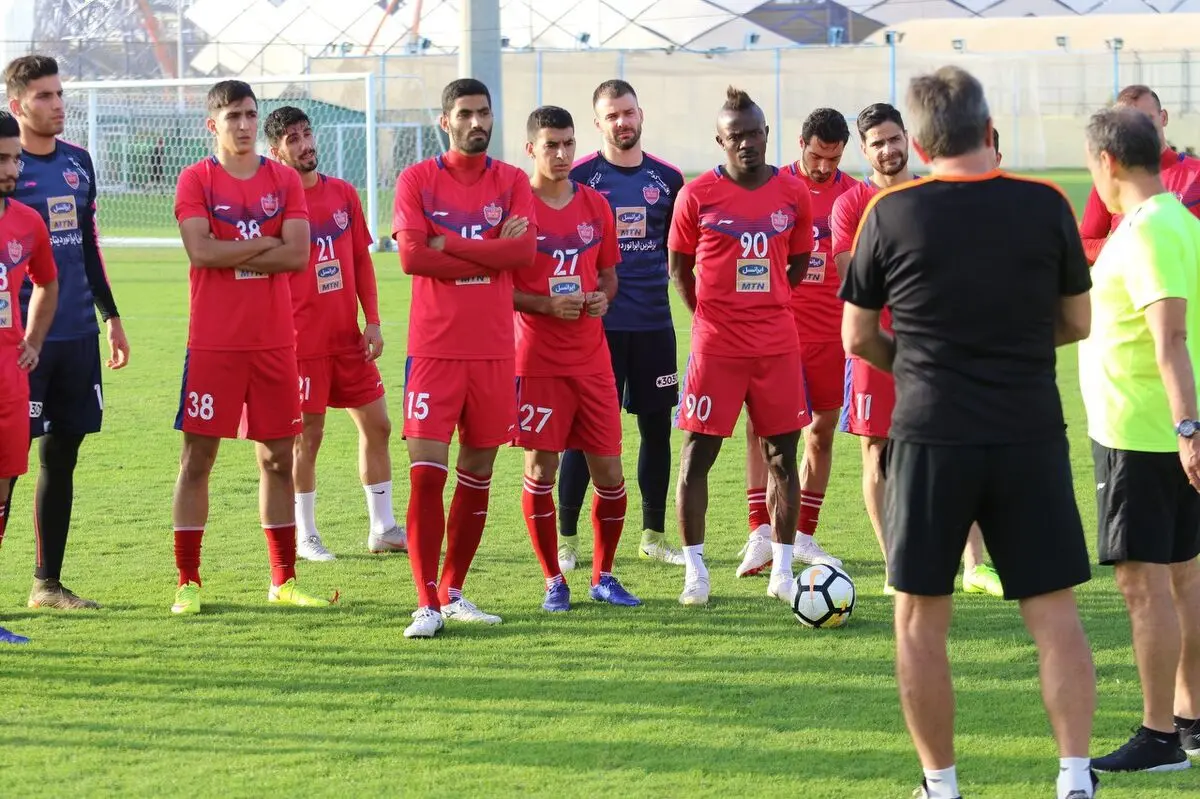 برگزاری تمرین آخر سرخپوشان در دبی