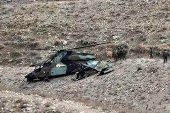 سقوط یک بالگرد ارتش افغانستان در بامیان