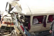 واژگونی مینی بوس در ابهر با 16 مجروح
