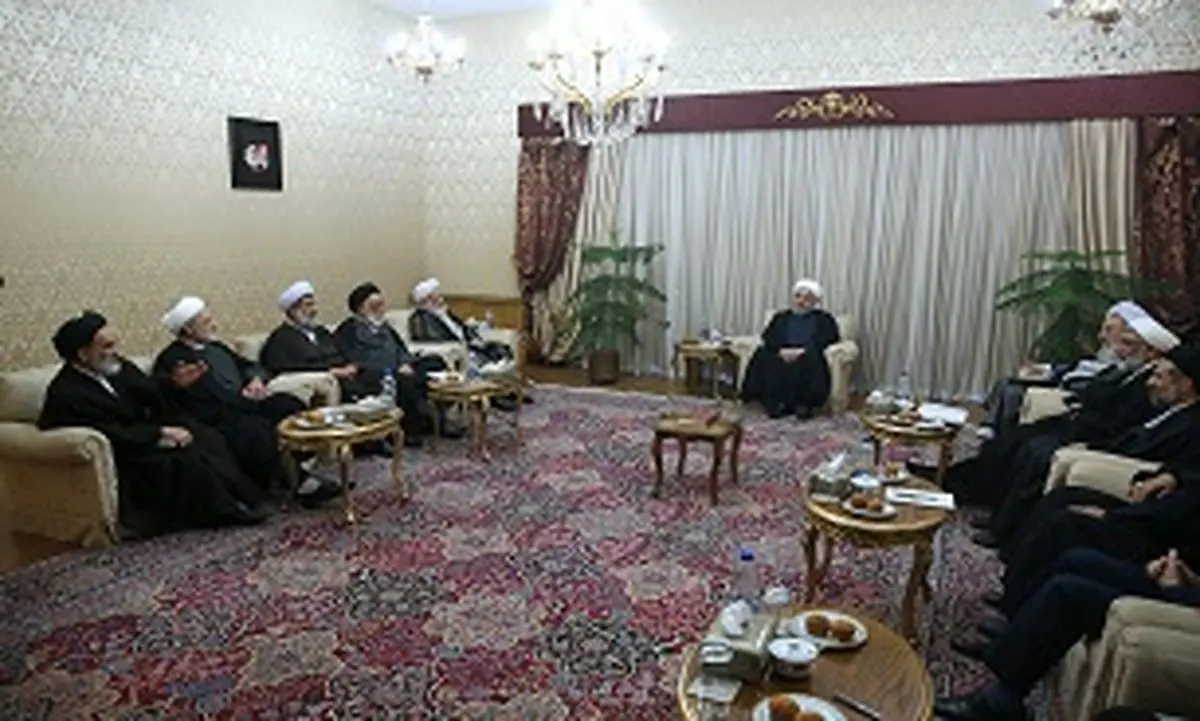 در دیدار روحانی با جامعه روحانیت مبارز چه گذشت؟