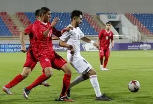 پیروزی تیم فوتبال جوانان برابر فلسطین