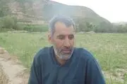 معلمی که در کنار شغلش به کار دامداری و کشاورزی روی آورد+تصویر