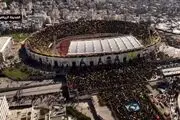شعار لبیک یا نصرالله هنگام مانور جنگنده های اسرائیل