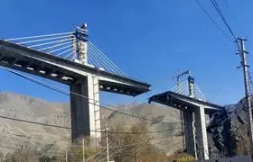 فیلم لحظه حمله به پل B1 کرج 