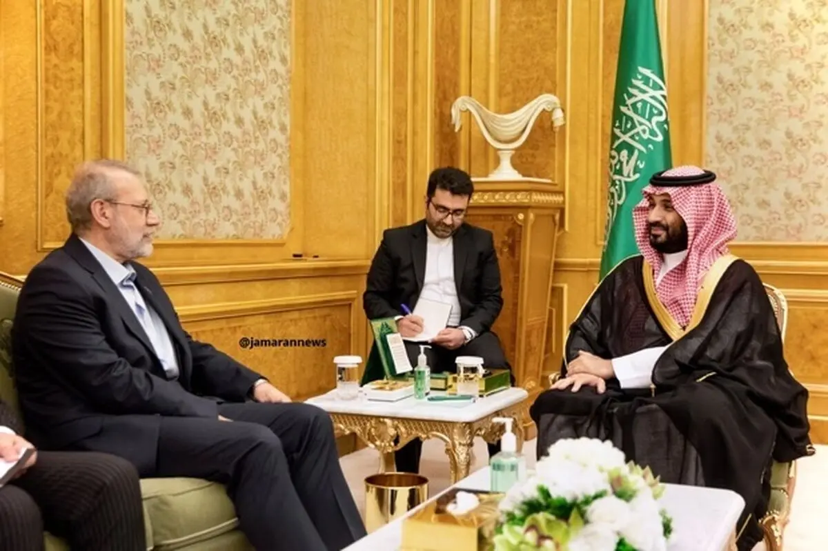 جزییات دیدار علی لاریجانی با ولیعهد عربستان در ریاض
