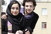 عکس خوشحال و عاشقانه امیرکاظمی و همسرش