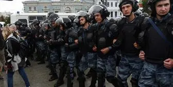 پلیس روسیه 600 نفر را در تظاهرات غیرقانونی بازداشت کرد
