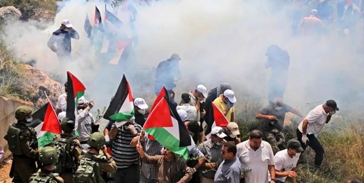 حمله نظامیان صهیونیست به فلسطینیها