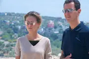 بازدید بشار اسد و همسرش از شهر ساحلی طرطوس