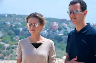 بازدید بشار اسد و همسرش از شهر ساحلی طرطوس