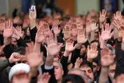مراسم بزرگداشت شهید قاسم سلیمانی و همرزمانش با حضور امام خامنه ای