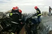 آتش‌سوزی بازار ارومیه مهار شد/ عکس 