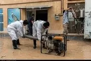 اعزام ۲۵ تیم‌‌‌‌‌‌‌‌‌ آتش‌نشانی برای مقابله با آبگرفتگی معابر کرمانشاه 