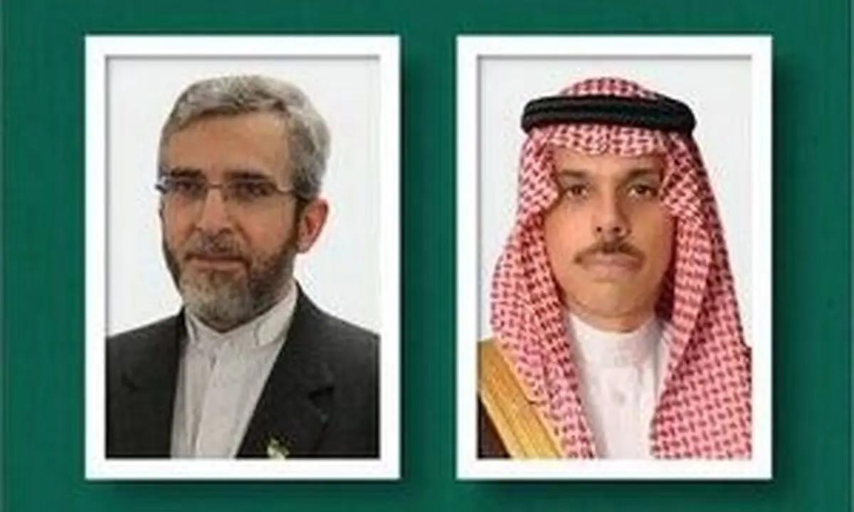 
گفت‌وگوی باقری کنی با وزیر خارجه عربستان
