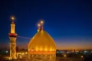 یادبود ارتحال امام خمینی در بین‌الحرمین و کنار بارگاه حسینی/ عکس