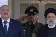 استقبال رسمی رئیسی از رئیس‌جمهور بلاروس