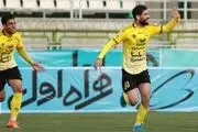 گل اول سپاهان به استقلال توسط یاسین سلمانی+فیلم