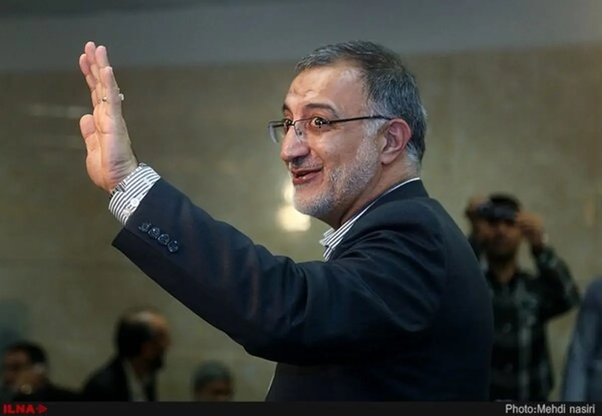 عکس پربازدید از زاکانی در نماز عید فطر