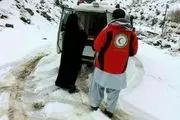 ‍ کودک خردسال گرفتار شده در برف دامنه تفتان نجات یافت + عکس 