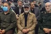  حضور سرلشکر عبداللهی فرمانده قرارگاه خاتم‌الانبیا در مراسم شهدای جنگ رمضان