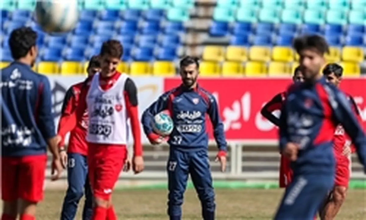گزارش تمرین پرسپولیس در دبی