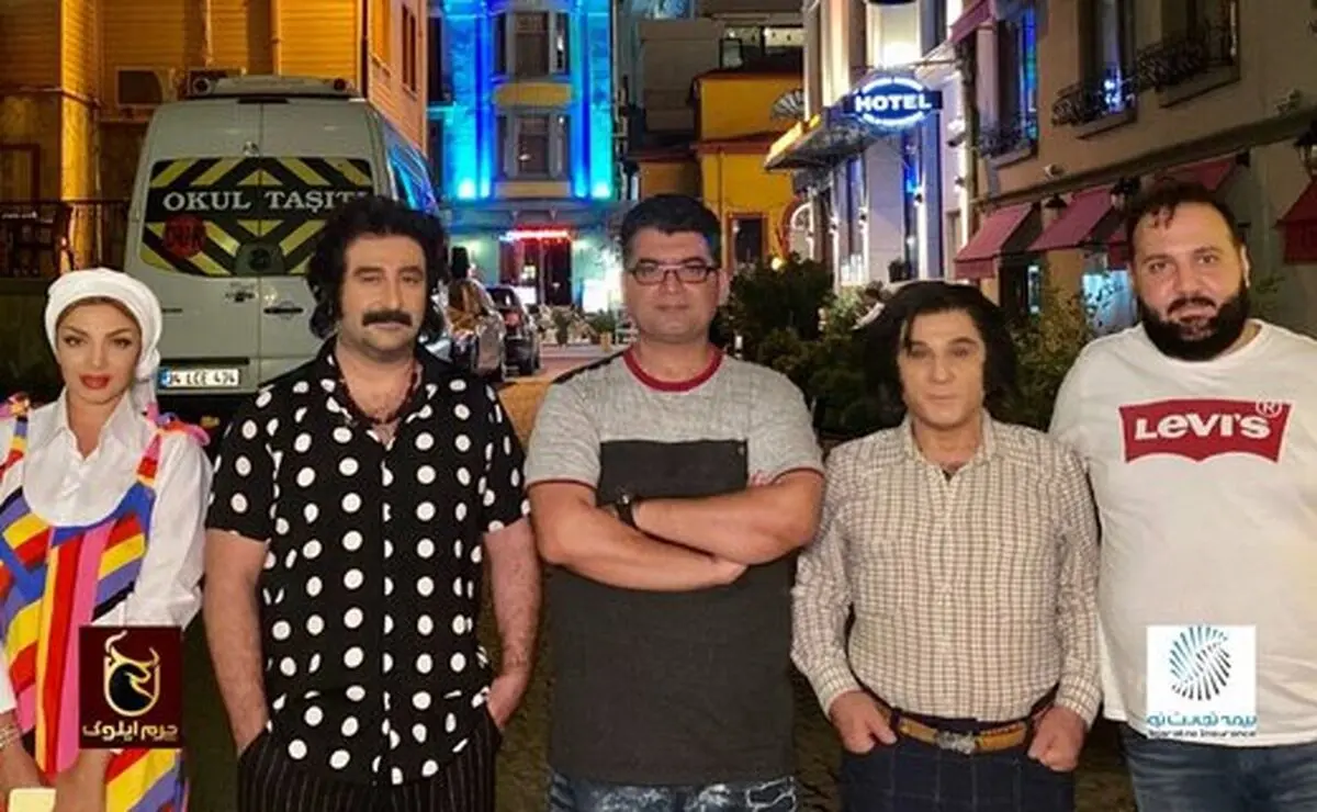چهره جالبِ مهدی هاشمی و مهران احمدی با کلاه‌گیس 