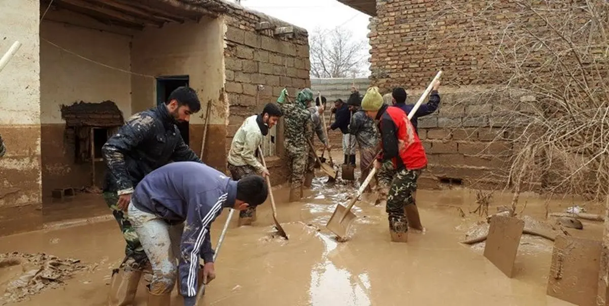 خدمت ۴۶ هزار جهادگر بسیجی در ۲۵ روز به سیلزدگان