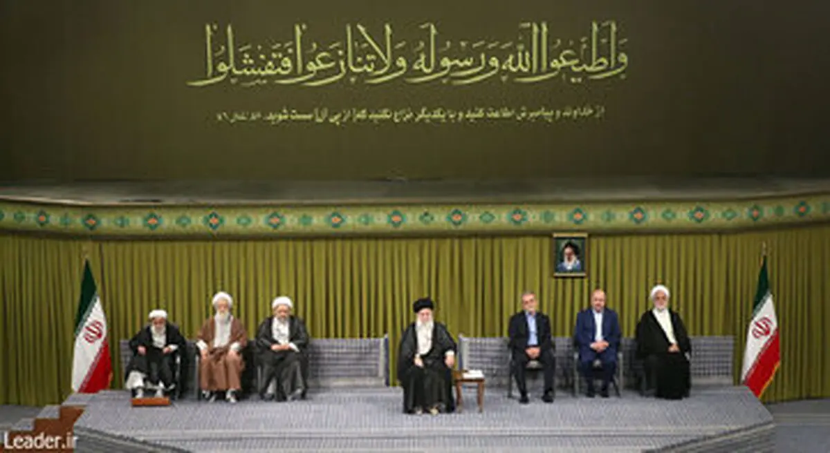 این عکس در بیت رهبری ادعای اسرائیل  را رد می کند+عکس
