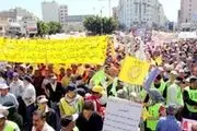 برگزاری بزرگترین تظاهرات ضددولتی در مراکش