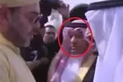 سیلی خوردن خبرنگار در ملاقات دو پادشاه / فیلم